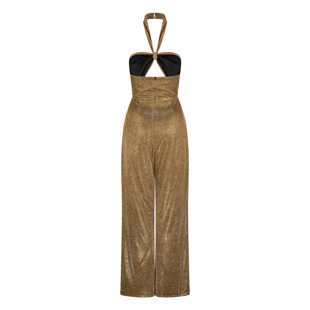 Danica Gold Jumpsuit