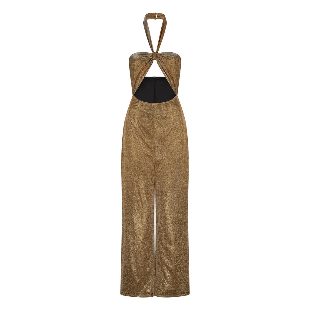 Danica Gold Jumpsuit